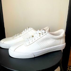 White leather sneakers H&M size 6